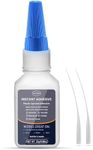 Super Plastic Glue - 25g Strong Instant Glue for Plastic, Waterproof Heat Resistant All Purpose Liquid Adhesive with Precise Nozzle, Model, PVC, Vinyl, ABS, PBT, PA, PC, PM, Nylon