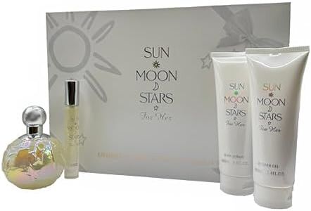SUN MOON STARS for Her by United Colors & Prestige Beauty, 4 Piece Gift Set for Women
