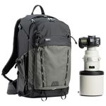 Think Tank - BackLight Camera Backpack - 36L - Max. lens size: 600 mm f/4, detached from body and 11L personal equipment - Slate Black