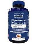 Liposomal Vitamin C 1000mg. 70-Day Supply, 210 Softgel Capsules. Corn-Free, Soy-Free, Non GMO.