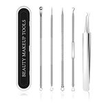 AW&SH Blackhead Remover Tools, 5 PCS Black Head Extractions Tool, 100% Easy for Blackhead Extractor