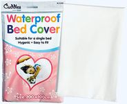 Waterproof Bed flat sheet Cover - Child's Single Bed 200cm X 100cm Mattress Protector Topper Wetting Pad Cot Sheet Mat For Baby Kids Toddlers Elderly Children Adults Pet Dog Sofa Breathable Protection