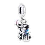 Doyafer 925 Sterling Silver Monster Castle Charm Pendant Suitable For Women'S Bracelets, Holiday Birthday Gifts For Family And Friends