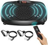 Vibration Plate Exercise Machine: TISSCARE Weight Loss and Lymphatic Drainage Vibrating Plates, Whole Body Workout Sculpting Platform for Home Fitness Fat Burner for Women Men