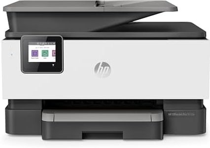 HP OfficeJet Pro 9010e All-in-One Wireless Printer-Print,Copy,Scan and Fax Inkjet Color Printer with Automatic Two-Sided Printing-Print Speed Color upto 18ppm and upto 250 Sheets Input Capacity-22A60D