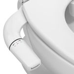 SAMODRA Self Cleaning Bidet for Toilet, Ultra-Slim Single Nozzle Bidet Attachment for Toilet with Adjustable Water Pressure, Fresh Water Non-Electric Bidet, Minimalist Bidet Ease of Use