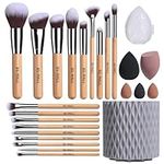 BS-MALL Makeup Brushes Bamboo Premi