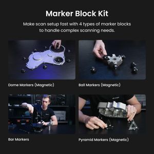 Revopoint MetroX 3D Scanner – 0.01mm Precision, Blue Laser, 4 Modes