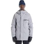 Burton Mens' Covert 2.0 2L Snow Jacket, Silver Sconce, XXL