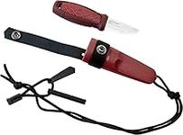 Mora Unisex Outdoor Eldris Knife Kit available in Yellow/Red, steel, plastic