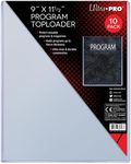 Ultra Pro 9" X 11-1/2" Program Toploader 10ct