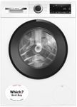 Bosch, Series 6, WGG254Z1GB, 10kg, 1400rpm Washing Machine with Iron Assist, Anti Stain, Active Water Plus, Eco Silence Drive, SpeedPerfect, LED Display, White with a Black door