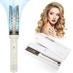 webeauty Rotating Hair Curler, Curling Tongs with Innovative Air System, Ceramic Curling Wand, Automatic Hair Curler, 180°- 230°C Adjustable Temperature Curling Iron, 100-240V, 34mm Barrel