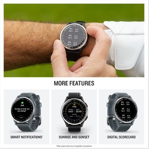 Garmin Approach S44 Golf GPS Watch – Lightweight, Touchscreen
