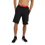 Champion Men's Jersey Short With Pockets, Black, Small