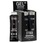 GEL30 Energy Gels by Styrkr - 30g of Carbs - Pack of 12 Energy Gels for Running & Cycling - Approved by Endurance Athletes - Advanced Dual-Carb Formulation - GEL30 12x Pack