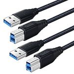 OKRAY USB A to USB B 3.0 Cable 2Pac