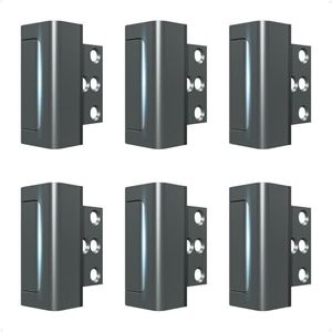 Steinwhale 6Pack Door Reinforcement Lock Home Security, Childproof Safety