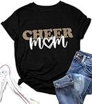 Cheer Mom T-Shirt for Women Game Da