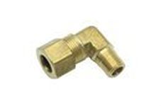 Generic 3/8" OD x 1/8" Male NPT 90 Degree Compression Elbow,BRASS COMPRESSION FITTING(Pack of 5 )