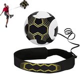 Porcyco Solo Football Kick Trainer, Soccer Training Aid for Kids and Adults, Soccer Ball Bungee Elastic Training, for Football Skills Improvement, Fit for Balls Size 3, 4, 5