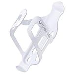 Bike Water Bottle Holder, Black or White Gloss, Secure Retention System, No Lost Bottles, Lightweight and Strong Bicycle Bottle Cage, Quick and Easy to Mount, Great for Road and Mountain Bikes (White)