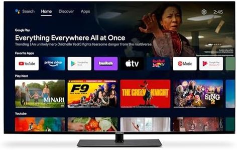 MEDION X15071 (MD 30922) 125,7 cm (50 Zoll) Fernseher (Android TV, 4K, Dolby Vision HDR, Dolby Atmos, Netflix, Prime Video, Smart TV, PVR)