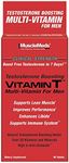 Musclemeds Vitamin T Daily Complete Multi for Men Enhances Testosterone, Male Performance, 90 Count