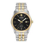 CITIZEN Stainless Steel Analog Black Dial Men's Watch-Bm7334-58E, Band_Silver