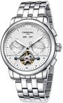 TEINTOP Carnival Men's Automatic Mechanical Watch Year Calendar Complications, White, Wrist watch