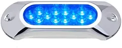 Attwood 65UW12B-7 Lightarmor Ultra-Bright 12-LED 1,650 Lumen Underwater Light, Sapphire Blue