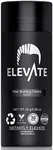 ELEVATE Hair Fibers for Thinning Hair (BLACK) 100% Natural & Undetectable Keratin Hair Fibers to Instantly Thicken Thinning & Balding Hair in 30 sec for Men & Women - Natural Hair Loss Concealer 28g