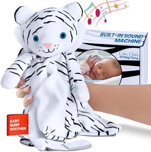 Love By Emi Musical Baby Comforter - White Noise & Lullaby - Calms Fussy Babies, Reduces Night Wakeups & Helps Toddlers Sleep Longer – Proven Sleep Aid for Parents - Machine Washable, Newborn Gift