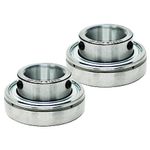 MAPLE ACE SB204-12 Insert Bearing 3/4" Bore Spherical OD w/Set Screws (2Pcs)