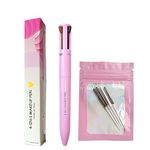 BeauFairy 4 in 1 Makeup Pen, with Refill, Eye Liner, Brow Liner, Lip Liner, Highlighter Pen, All in One Waterproof Long-Lasting Multi-function Beauty Pencil, Facial Easy Carry Cosmetic for Wedding