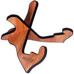 GLEAM Guitar Stand - Universal Wooden for Acoustic Electric Guitar and Bass