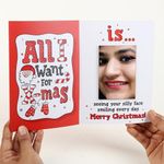 Oye Happy - Christmas Mirror Greeting Card - Best Secret Santa Gift for Colleagues/Friends/Family