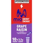 mio Energy Grape Energy Drink Mix, 3.3 g Packets, 10 ct Box