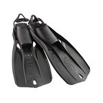 TUSA SF-0110 Travel Right Scuba Diving Fins, X-Small, Black