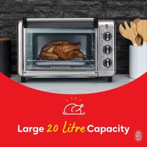 Russell Hobbs 20L 5-in-1 Air Fryer Mini Oven – Grill, Toaster, Pizza 30cm