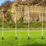 Mini AFL Goal Posts | PVC Poles & 7lb Rubber Bases | Carry Bag Included