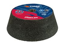 Weiler 68359 TIGER AO TYPE 11 Flaring Cup Grinding Wheel, A16-Q, 6/4-3/4 x 2 x 5/8-11, Rim 1.5", Back 3/4"