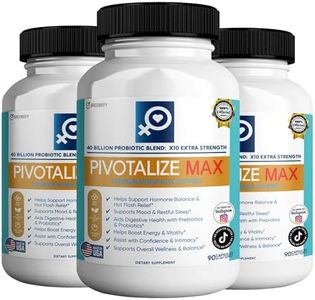 GREENVIFY Pivotalize Max | Probiotics for Women, Menopause | Supports Hormone Balance, Comfort & Confidence, Digestive Health & Vitality | Turmeric, Black Cohosh, Ashwagandha | 90 Ct (3)
