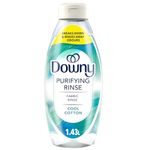 Downy Rinse & Refresh Laundry Odour Remover and Fabric Softener, Cool Cotton, Safe On All Fabrics, HE Compatible, 1.43L