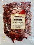 Spicy World Whole Red Chilli Peppers (Dried Chili Pods) 400g (14oz) Bag - All Natural | Vegan | No Colors