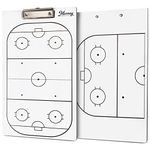 Murray Sporting Goods Dry Erase Coaches Clipboard | Double-Sided Dry Erase White Board (Hockey)