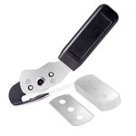 FOSHIO 1Pack Automotive Vinyl Wrap Film Cutter Utility Knives Craft Knife PTFE Cut Surface Window Tints Tool with 10pcs Cutter Blades