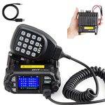 FONGHOO QYT KT-8900D Dual Band Mini Car Radio Mobile Transceiver VHF UHF Compact Programming Cable