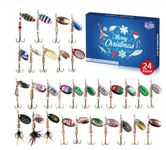 Advent Calendar 2024 UK,Advent Calendar 2024 boys Adult,Fishing Christmas Countdown Fish Tackle Set,Xmas Surprise Fish Bait Gift for Father Grandpa Brother Boyfriend (C)