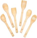 Wooden Spoons Cooking Utensils,6 Pi